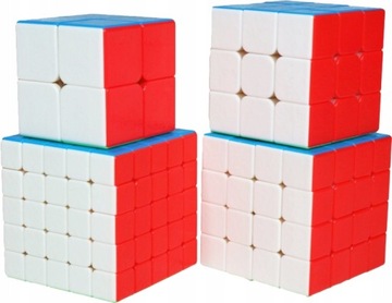 PROFESJONALNY ZESTAW 2x2 3x3 4x4 5x5 + AKCESORIA
