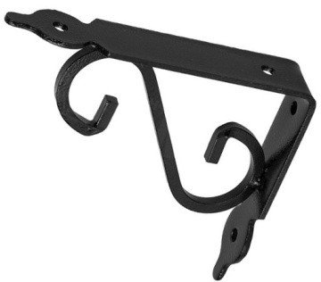 WSPORNIK PÓŁKI STALOWY OZDOBNY ORNAMENTOWY 140x110