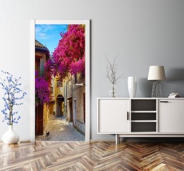 ДВЕРНАЯ НАКЛЕЙКА ФОЛЬГА ШПОН GREEK STREET