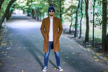 ШАПКА ЗИМНЯЯ МУЖСКАЯ, НОРВЕЖСКИЙ УЗОР С ПОМПОНОМ