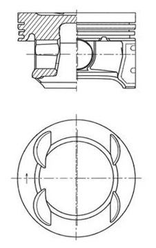 KOLBENSCHMIDT 41007610 PÍST