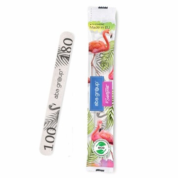 Pilnik do paznokci Prosty 100/180 Slim Cienki Folia Bezpieczny Aba Group