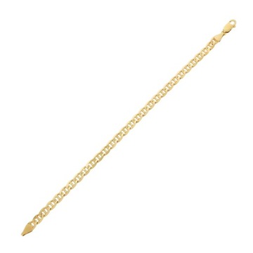 Złota bransoletka pełna Gucci 22 cm pr. 585