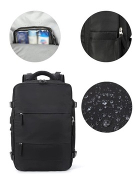 РЮКЗАК ДЛЯ НОУТБУКА ГОРОДСКАЯ РУЧНАЯ КОЖАНОСТЬ С USB 15,6 ДЮЙМА T102