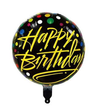 Balony Foliowy Happy Birthday 45 cm Urodziny