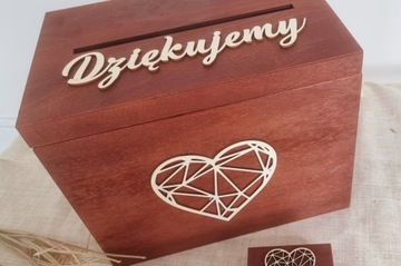 Комплект коробка-конверт + коробка для обручальных колец.