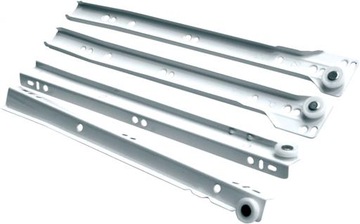 Prowadnica rolkowa meblowa L-350 biała