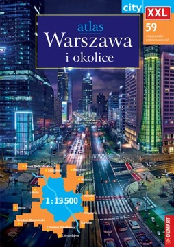 Atlas Warszawa i okolice wyd. 2023 !