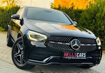 Mercedes GLC C253 Coupe Facelifting 2.0 220d 194KM 2020 Mercedes-Benz GLC AMG 4Matic MiltiBEAM Alu19 Kamera Virtual Navi Serwis Pi
