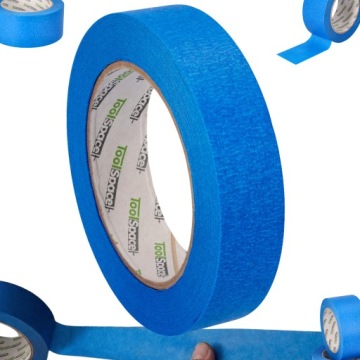 TAŚMA PAPIEROWA MALARSKA NIEBIESKA UV 25mm/50m