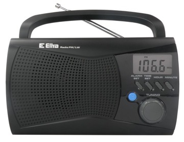 Radio sieciowo-bateryjne Eltra Kinga 2 czarne