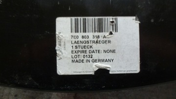 VW ПЕРЕДНЯЯ ПРАВАЯ РАМА 7E0803318A