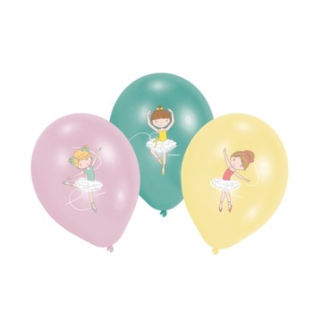 Amscan balony Małe dziewczynki tancerki 28 cm late