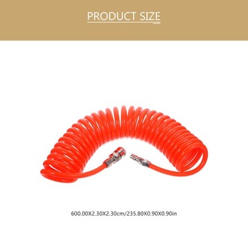 ГИБКАЯ ПРУЖИННАЯ ТРУБКА С ВОЗДУШНЫМ СОЕДИНИТЕЛЕМ