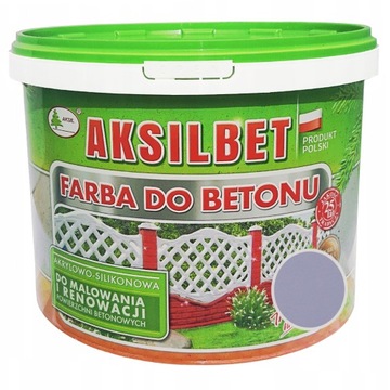 Farba do betonu AKSIL AKSILBET Popielaty 1L