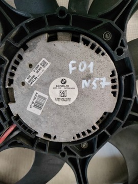 BMW F01 N57 VENTILÁTOR CHLADIČŮ 7594610