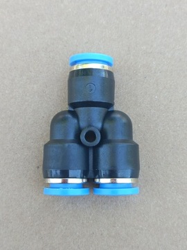 Разъем Y-образный пневматический вставной разветвитель диаметром 8 мм PY 8