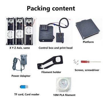 Мини-настольный 3D-принтер EasyThreed для печати