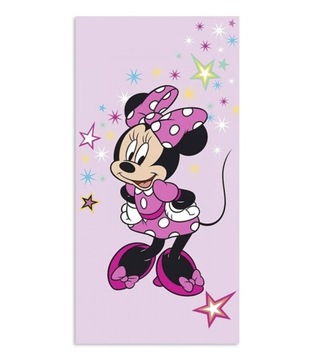 Ręcznik plażowy Myszka Minnie 70 x 140 bawełniany 100% Miki