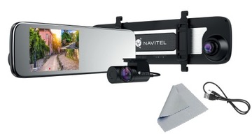 GPS видеорегистратор Navitel MR450, зеркало, 2 FullHD камеры, GPS WiFi оповещения