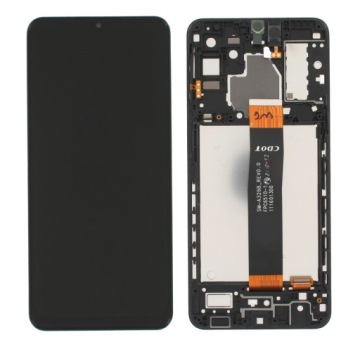 Org LCD displej Samsung A32 5G 2021 SM-A326B Černý S Rámečkem