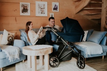 Paradise Baby VR - Polski wózek 2w1 07 + adaptery