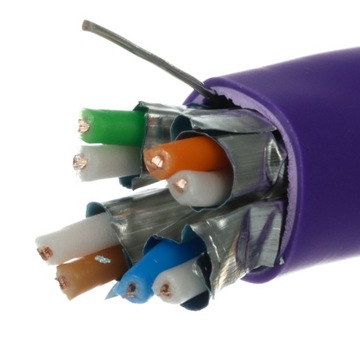 Kabel LAN skrętka ethernet CAT.6A U/FTP 1m Molex