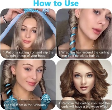 ВАЛИЦ ДЛЯ ЗАВИВКИ КУДРОВ, СИНИЙ