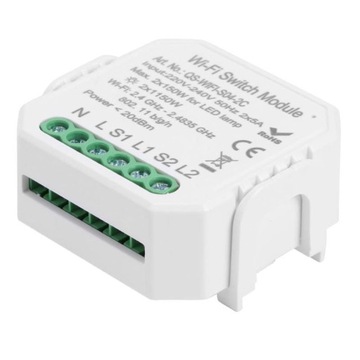 QS-WIFI-S04-2C двойной переключатель смыва с Wi-Fi