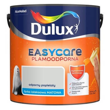Odporny popielaty 2,5L Farba hydro Dulux Easycare