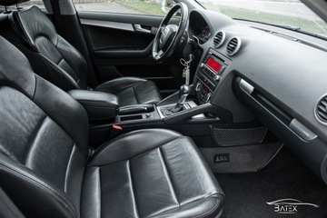 Audi A3 8P Hatchback 3d 2.0 TDI CR 140KM 2010 Audi A3 Sportback Lift 2.0TDI 140KM Automat Skóra Led Koła 18 Łopatki Xenon, zdjęcie 28
