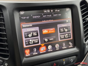 Jeep Cherokee V Terenowy 2.0 MJD 170KM 2014 Jeep Cherokee Kamera LineAsisst Navi Skora Automat 4x4 Panorama 2.0 Diesel, zdjęcie 31