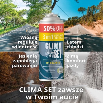 Zestaw do nabicia klimatyzacji 3w1 R134a 453g, Odświeżacz do klimy