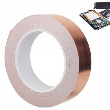 ЛЕНТА САМОКЛЕЯЩАЯСЯ МЕДНАЯ УЛИТКА 3 СМ×30 М