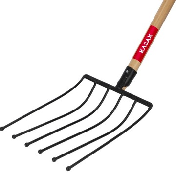 WIDŁY GABLE DO BURAKÓW ZIEMNIAKÓW 6 ZĘBNE METALOWE SOLIDNE 132,5cm