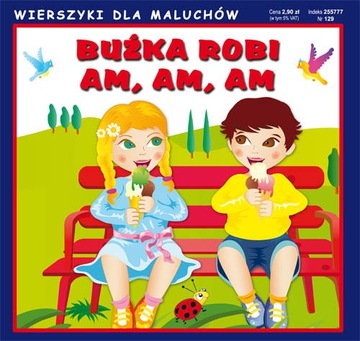BUŹKA ROBI AM AM bajka kartonowa