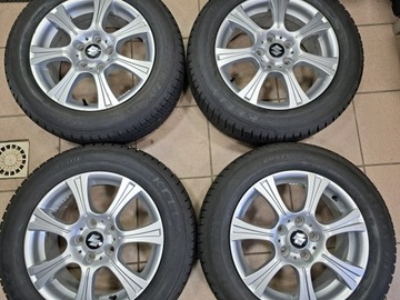 ALU RÁFKY 5X114,3 SUZUKI SX4 4X4 SEDICI PNEUMATIKY NOVÉ 205 /60/16