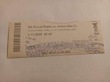 SLAVIA PRAGA - ASTON VILLA 06-11-2008