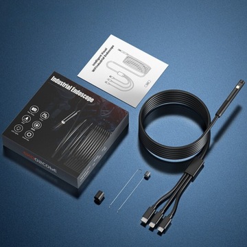 ПРОВЕРОЧНАЯ КАМЕРА ДЛЯ ТЕЛЕФОНА-ЭНДОСКОПА WiFi micro USB USB-C iOS ANDROID
