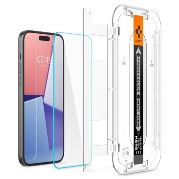Закаленное стекло для iPhone 15 Pro Max, Spigen Ez 2P