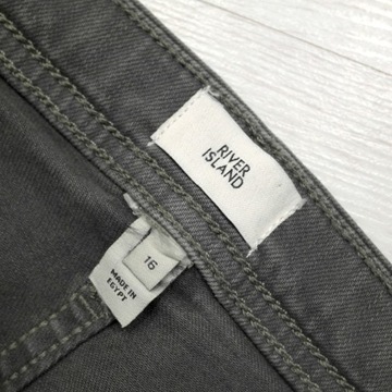 RIVER ISLAND _ MODNE JEANSOWE SPODENKI Z LOGO _ L/XL