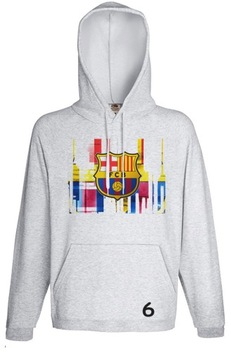 Bluza kaptur FC BARCELONA BARCA FCB XXL