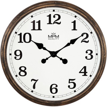 Zegar ścienny MPM , CZYTELNY , KLASYCZNY - 4230