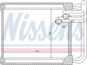 NISSENS 77632 NÁHRADA TEPLÁ TOPENÍ INTERIÉR
