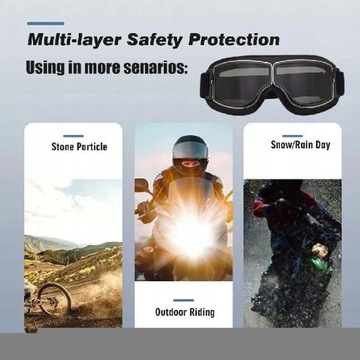 ВИНТАЖНЫЕ МОТОЦИКЛОВЫЕ ОЧКИ ДЛЯ ПИЛОТОВ, КОЖАНЫЕ ОЧКИ