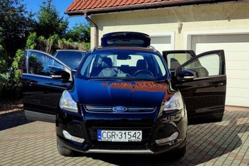 Ford Kuga II SUV 1.5 EcoBoost 150KM 2016 Ford Kuga Filmik VIDEO park ASSIST Navi Bogata Opcja ZADBANY 1.5 Benzyna, zdjęcie 1