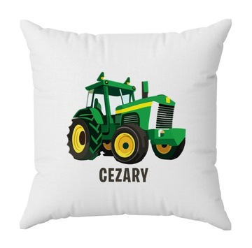 Poduszka z traktorem - personalizowana