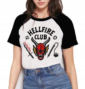 KOSZULKA DAMSKA HELLFIRE CLUB STRANGER THINGS M