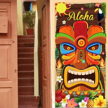 Крыльцо карнавала украшения партии Луау подписывает многоразовый тропический стиль А