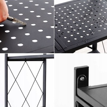 СКЛАДНОЙ МЕТАЛЛИЧЕСКИЙ СТЕЛЛАЖ ДЛЯ ГАРАЖА И МАСТЕРСКОЙ С ПОЛКАМИ НА КОЛЕСАХ